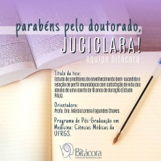 Defesa de Doutorado da Juciclara
